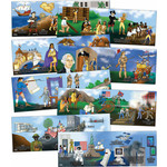 CARSON DELLOSA PUBLISHING CO U.S. History Time Line Topper Bulletin Board Set Grade 5-8