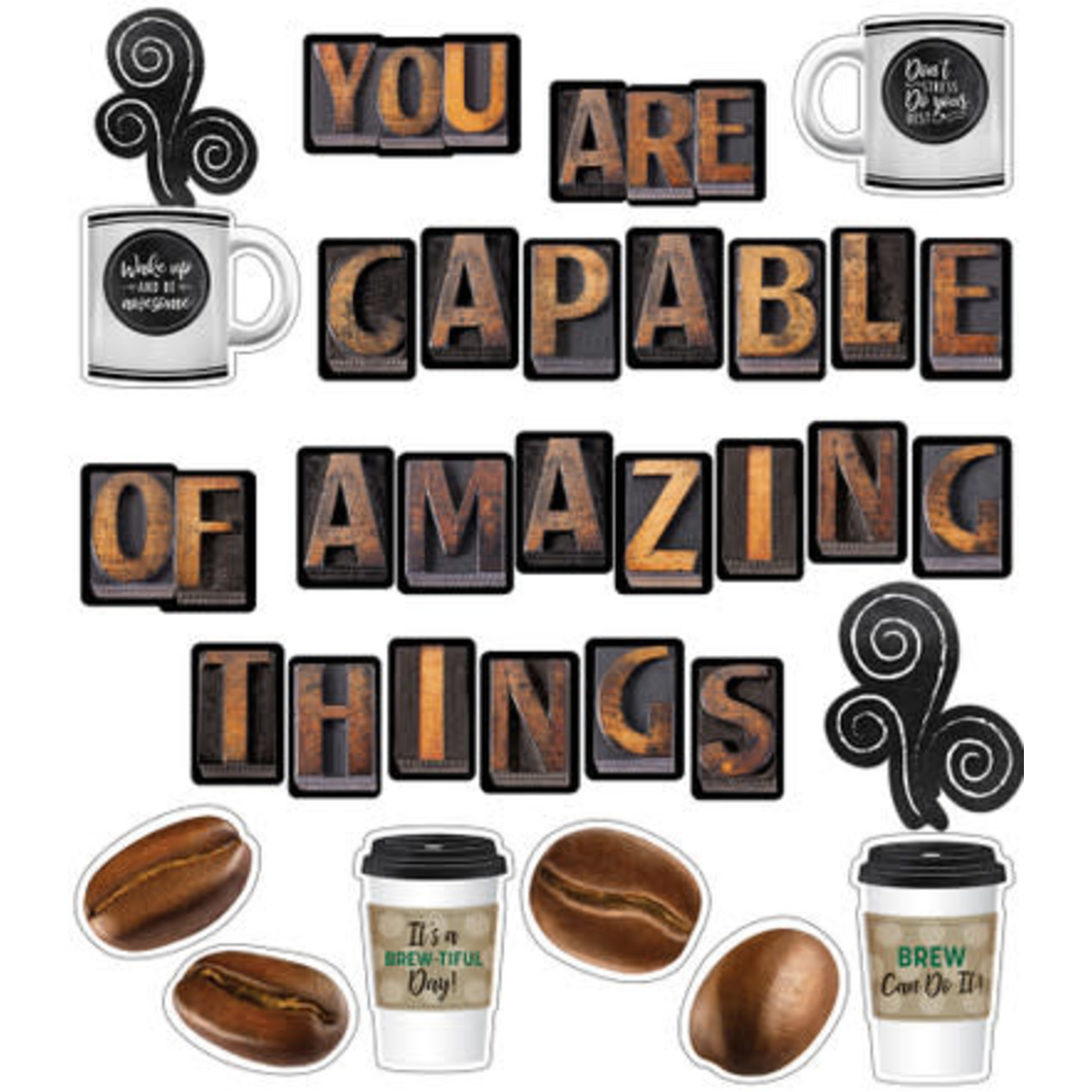 CARSON DELLOSA PUBLISHING CO You Are Capable of Amazing Things Bulletin Board Set