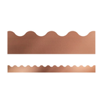 CARSON DELLOSA PUBLISHING CO Rose Gold Foil Scalloped Borders