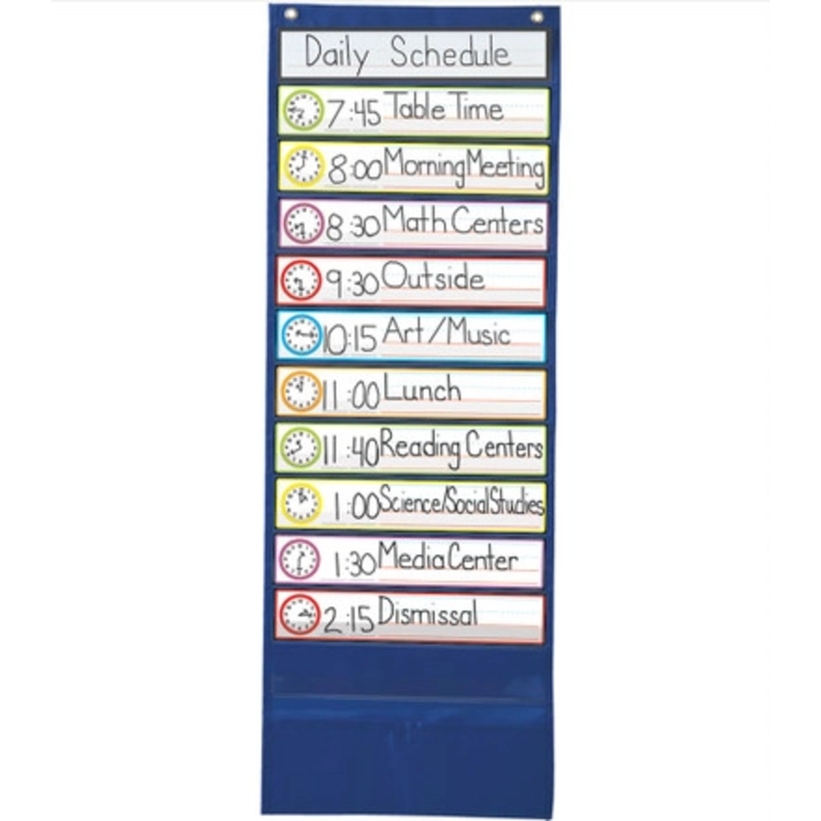 CARSON DELLOSA PUBLISHING CO Deluxe Scheduling Pocket Chart