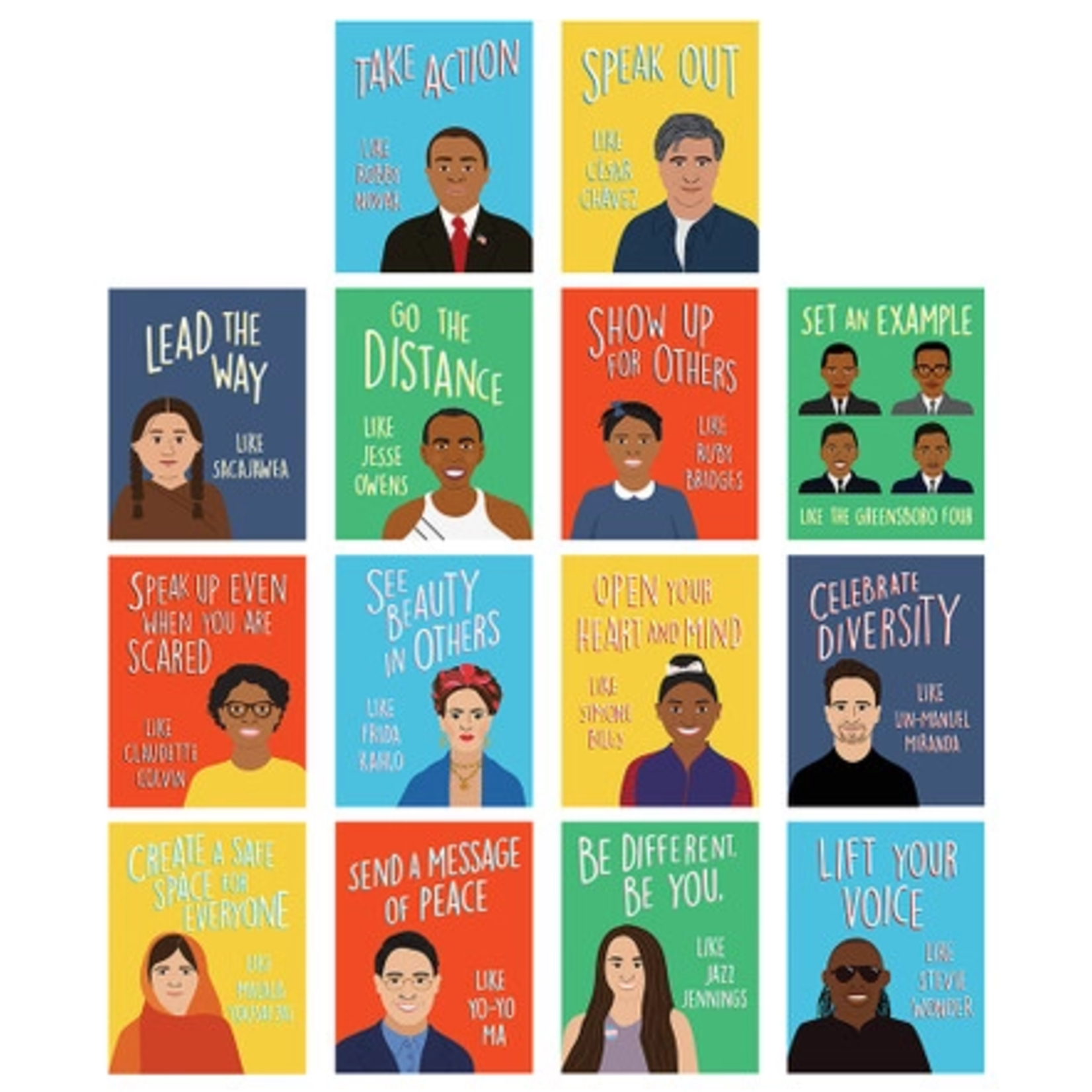 CARSON DELLOSA PUBLISHING CO Mini Posters: Be an Ally Like Me Poster Set