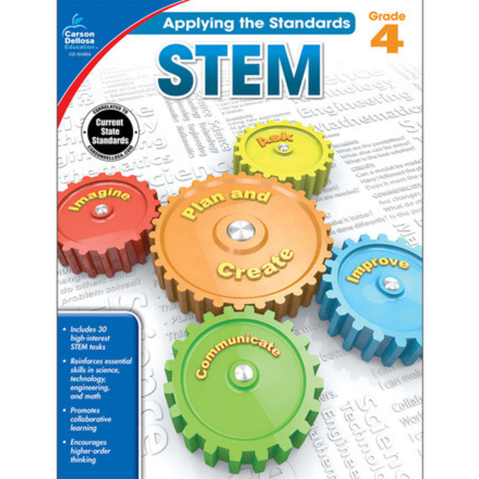 CARSON DELLOSA PUBLISHING CO STEM Workbook Grade 4