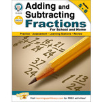 CARSON DELLOSA PUBLISHING CO Adding and Subtracting Fractions Workbook Grade 5-8