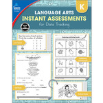 CARSON DELLOSA PUBLISHING CO Language Arts Instant Assessments for Data Tracking Resource Book Grade K Paperback