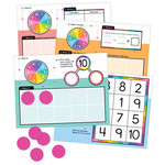 CARSON DELLOSA PUBLISHING CO Edu-Clings Silicone Center: Ten Frames Manipulative Grade K-1