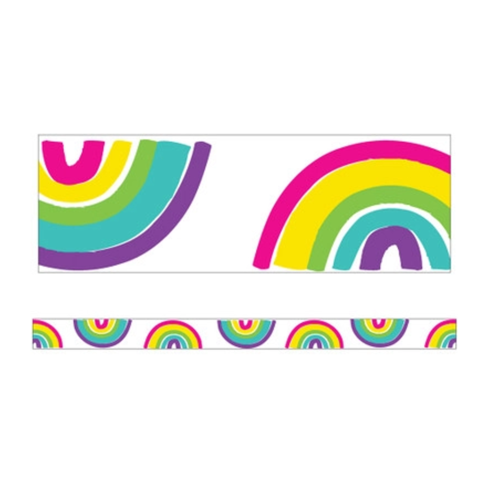 CARSON DELLOSA PUBLISHING CO Rainbows Straight Borders