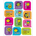 CARSON DELLOSA PUBLISHING CO Kind Vibes Smiley Faces Motivational Stickers