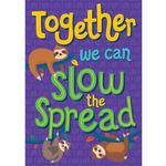 CARSON DELLOSA PUBLISHING CO CLM Together We Can Slow the Spread Poster