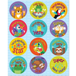 CARSON DELLOSA PUBLISHING CO One World Hooray for Handwashing Motivational Stickers
