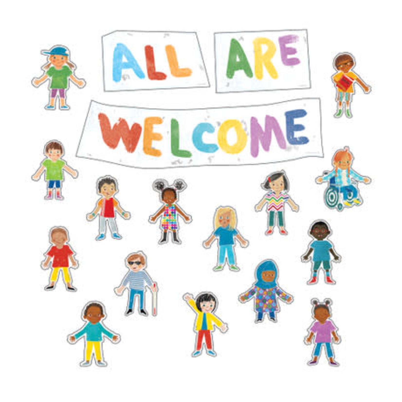 CARSON DELLOSA PUBLISHING CO All Are Welcome Bulletin Board Set