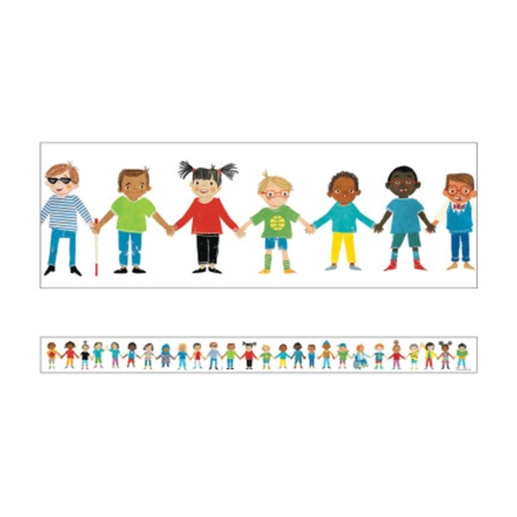 CARSON DELLOSA PUBLISHING CO All Are Welcome Kids Straight Borders