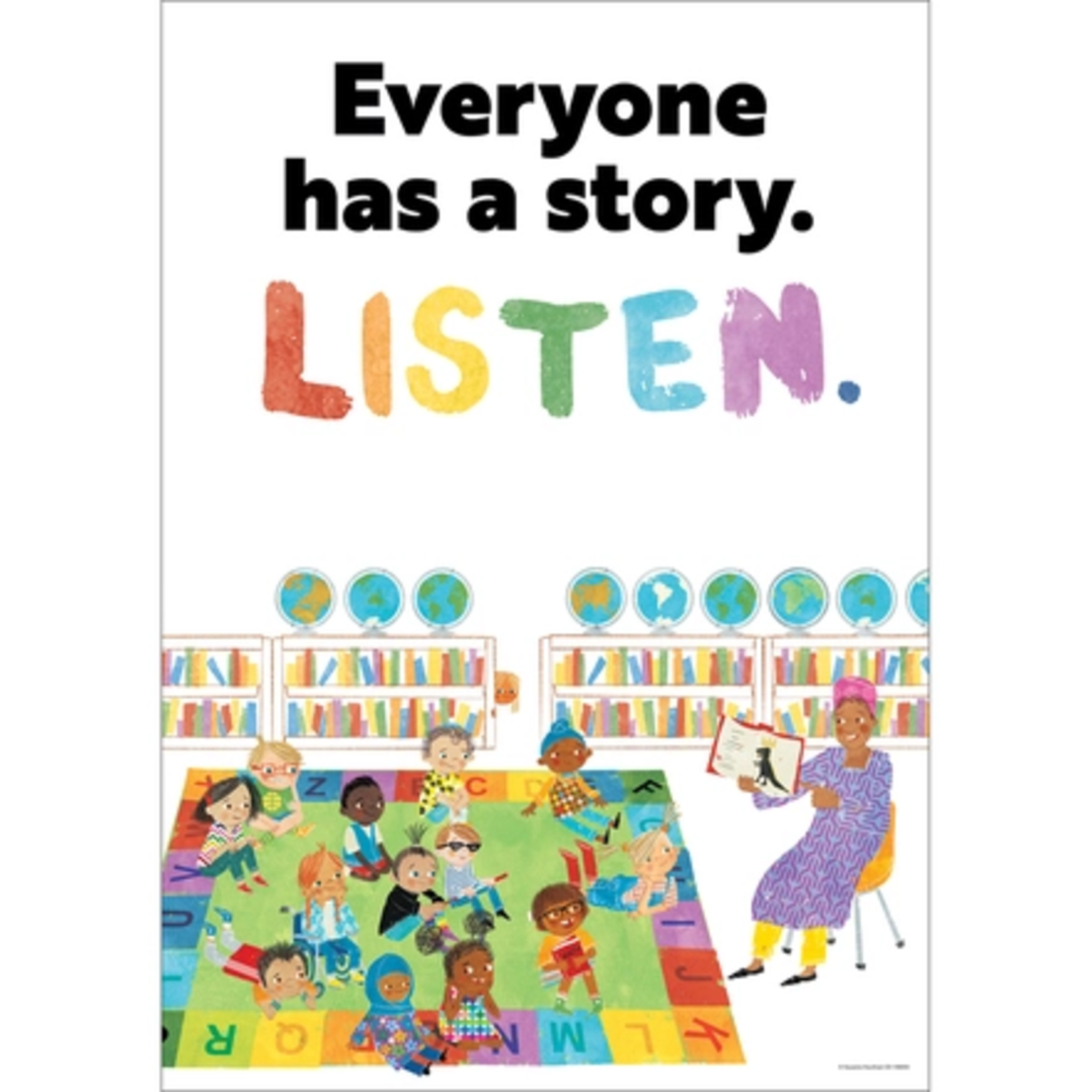 CARSON DELLOSA PUBLISHING CO Everyone has a story. Listen. Poster