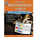 CARSON DELLOSA PUBLISHING CO Interactive Math Notebook Resource Book Grade 6