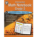 CARSON DELLOSA PUBLISHING CO Interactive Math Notebook Resource Book Grade 5