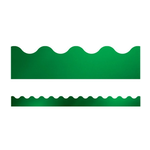 CARSON DELLOSA PUBLISHING CO Emerald Green Foil Scalloped Borders