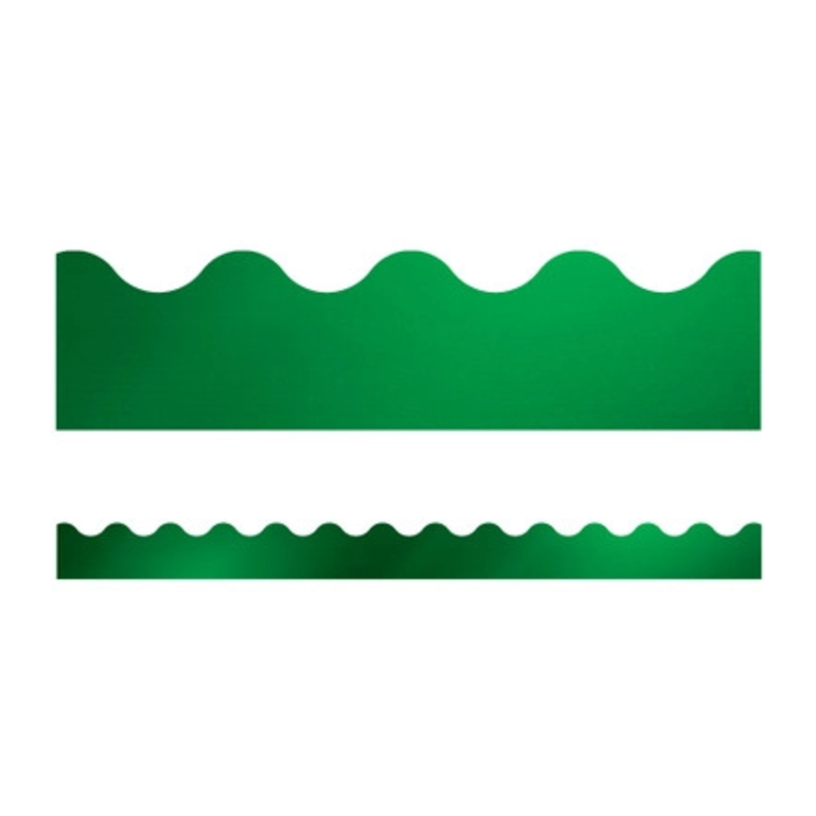CARSON DELLOSA PUBLISHING CO Emerald Green Foil Scalloped Borders