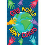 CARSON DELLOSA PUBLISHING CO One World Many Colors Poster