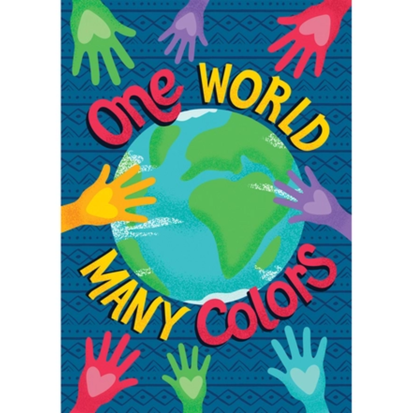 CARSON DELLOSA PUBLISHING CO CLM One World Many Colors Poster