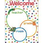 CARSON DELLOSA PUBLISHING CO World of Eric Carle Welcome Chart