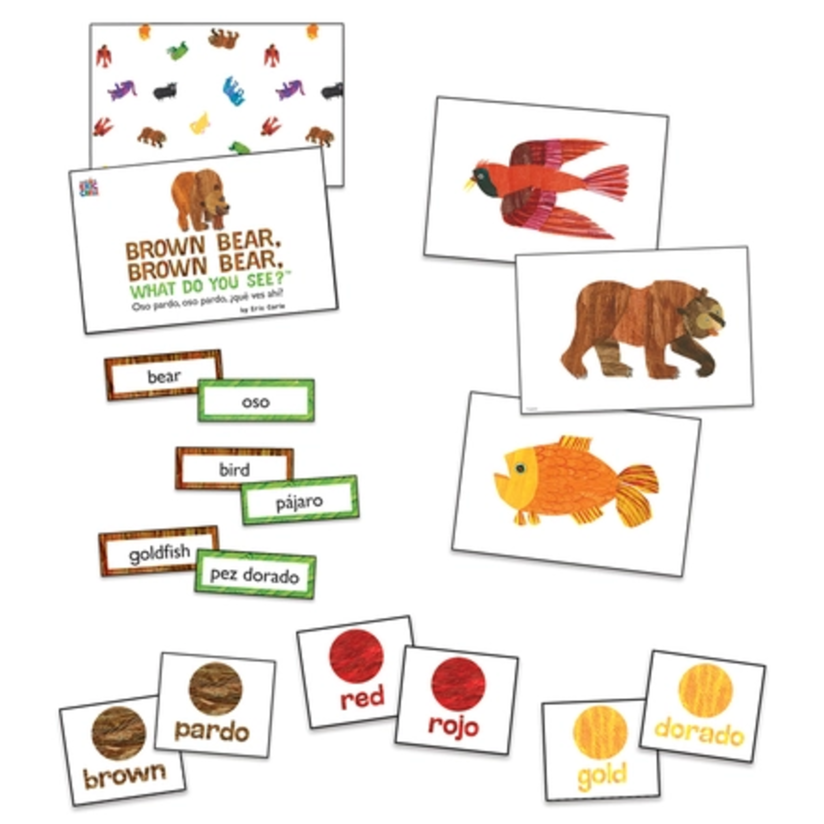 CARSON DELLOSA PUBLISHING CO Brown Bear, Brown Bear, What Do You See?™ Learning Cards Grade PK-2