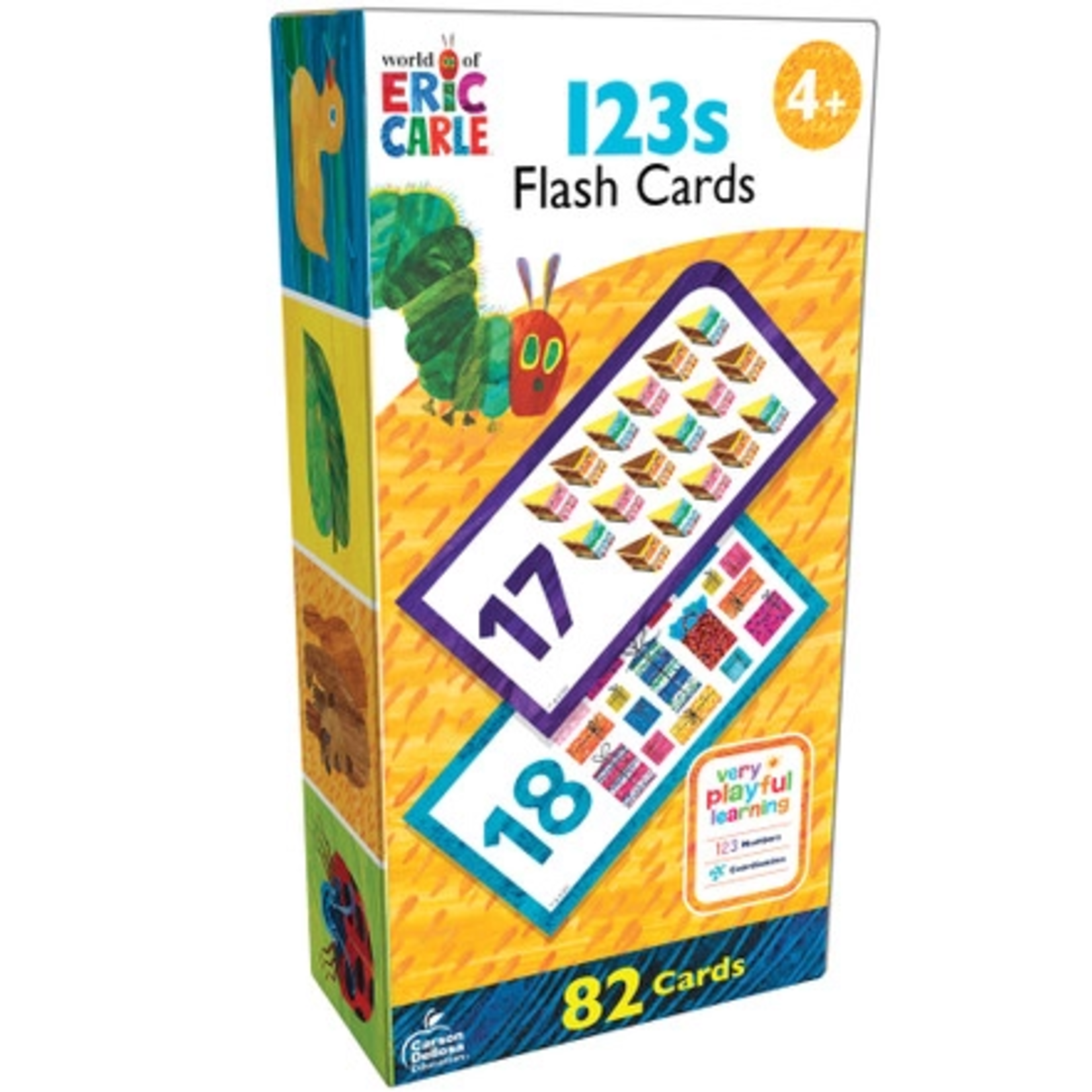 CARSON DELLOSA PUBLISHING CO World of Eric Carle™ 123s Flash Cards Grade PK-1