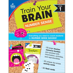 CARSON DELLOSA PUBLISHING CO Train Your Brain: Number Sense Level 1 Classroom Kit Grade PK-1