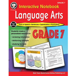 CARSON DELLOSA PUBLISHING CO Interactive Notebook: Language Arts Resource Book Grade 7