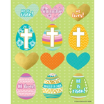 CARSON DELLOSA PUBLISHING CO He Is Risen Variety Sticker Pack