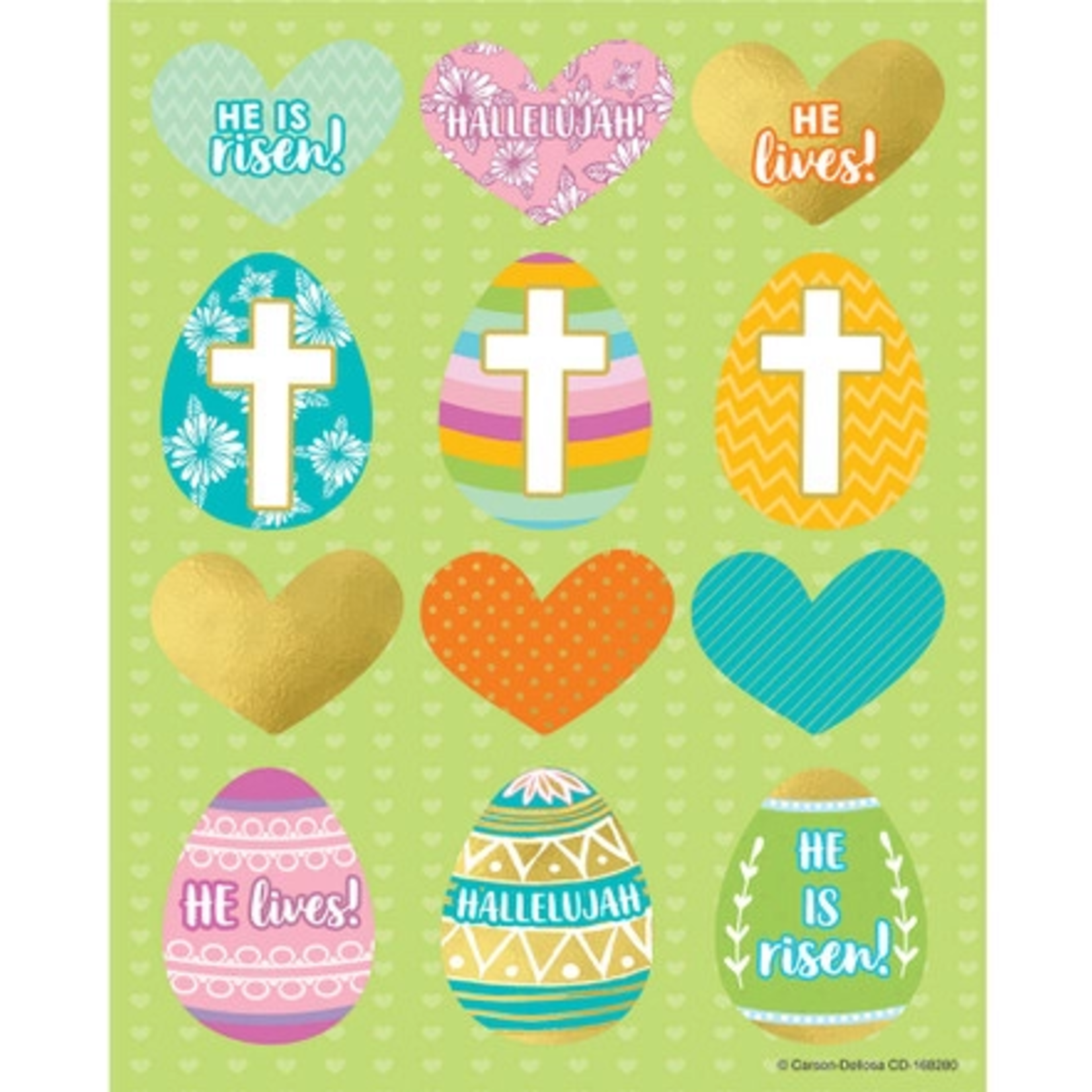 CARSON DELLOSA PUBLISHING CO He Is Risen Variety Sticker Pack