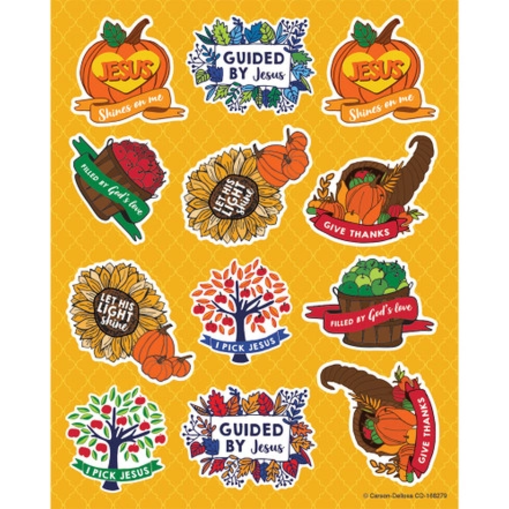 CARSON DELLOSA PUBLISHING CO Fall Faith Sticker Pack