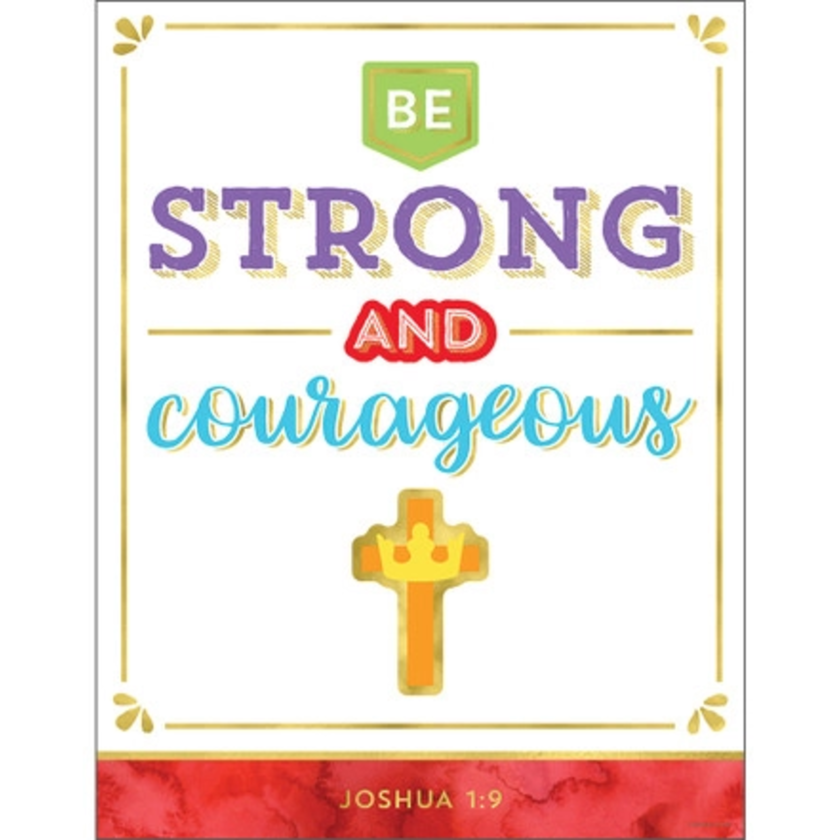 CARSON DELLOSA PUBLISHING CO Be Strong and Courageous Chart