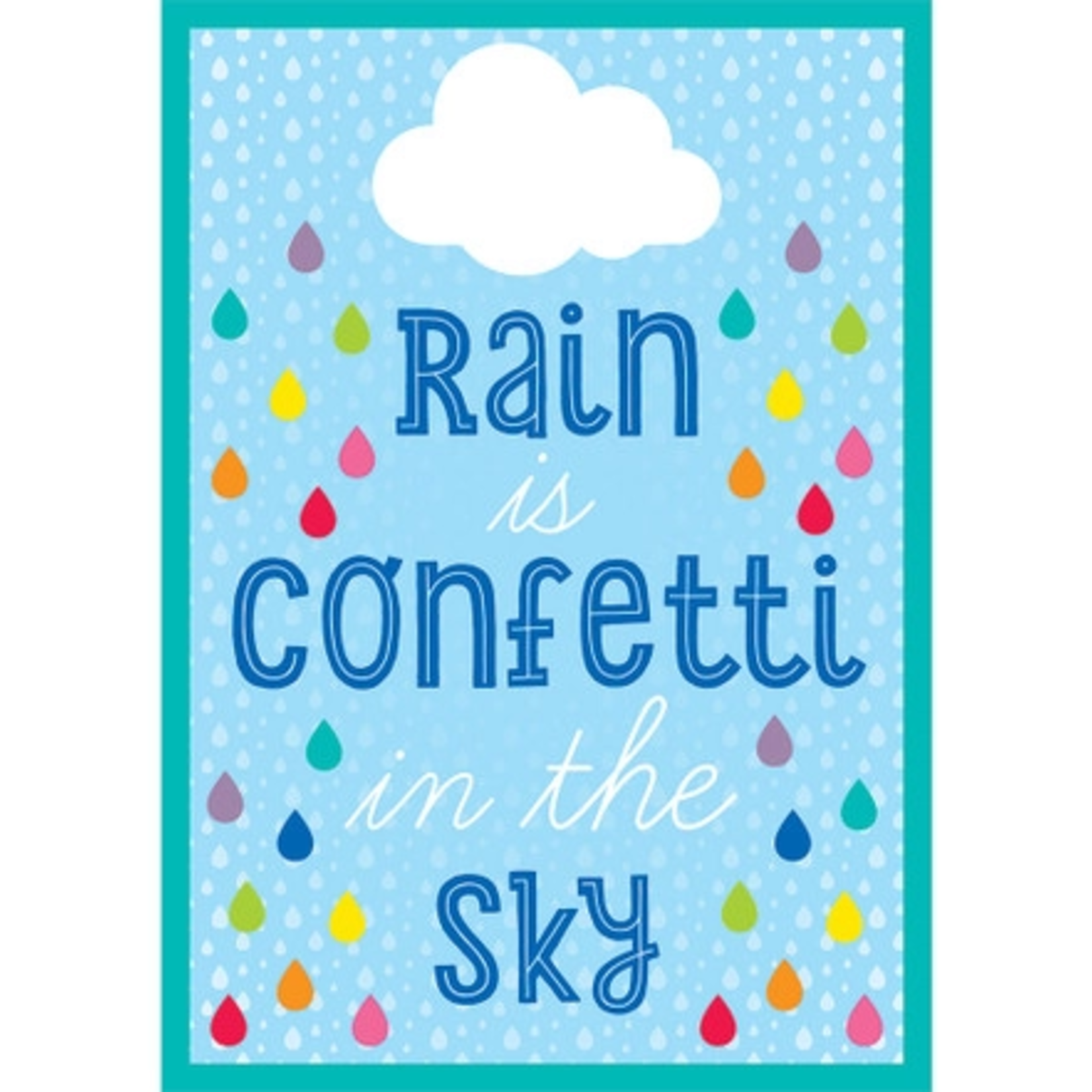 CARSON DELLOSA PUBLISHING CO School Girl: Rain Is Confetti in the Sky Poster