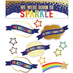 CARSON DELLOSA PUBLISHING CO We Were Born to Sparkle Mini Bulletin Board Set