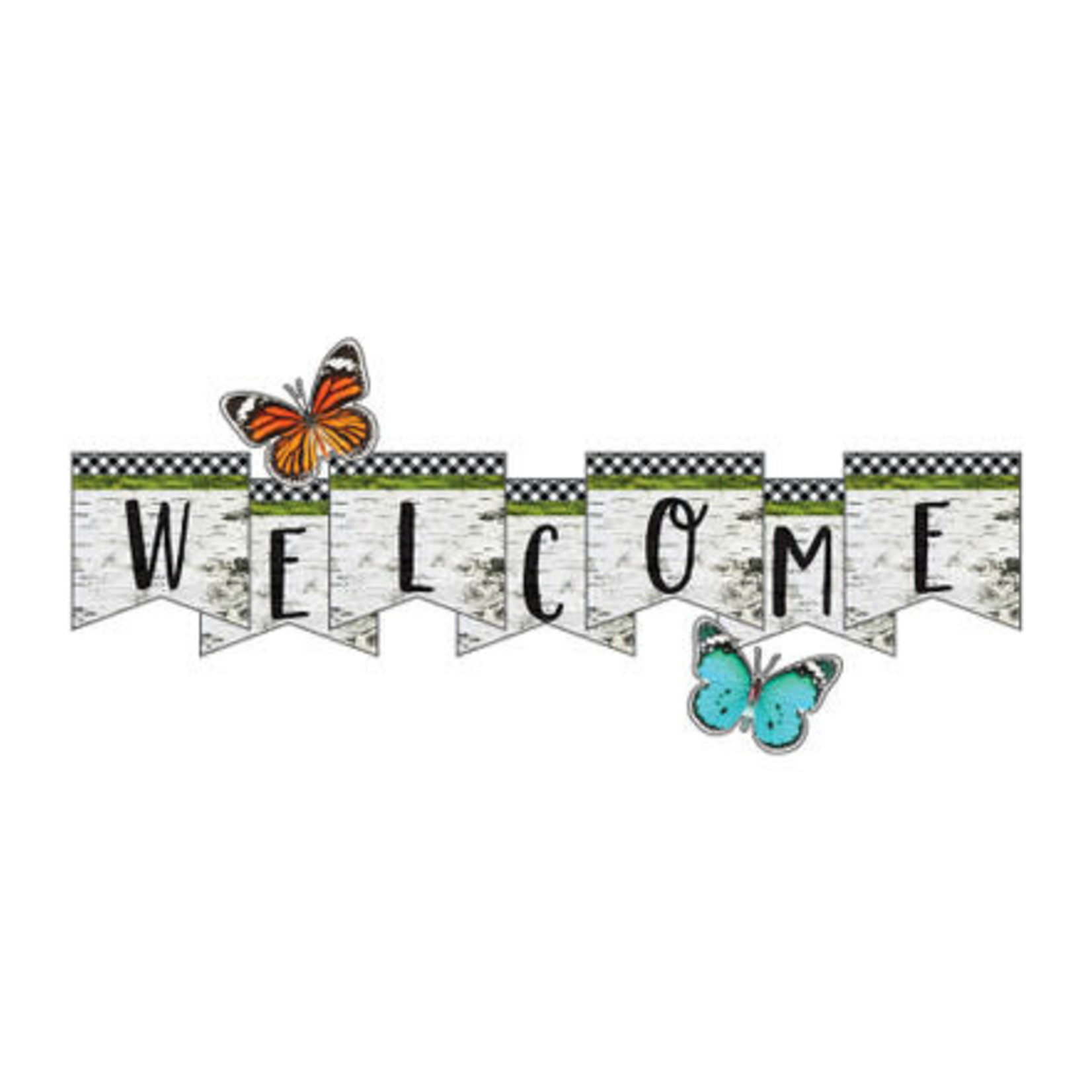 CARSON DELLOSA PUBLISHING CO Woodland Whimsy Welcome Bulletin Board Set