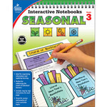 CARSON DELLOSA PUBLISHING CO Interactive Notebooks: Seasonal Resource Book Grade 3