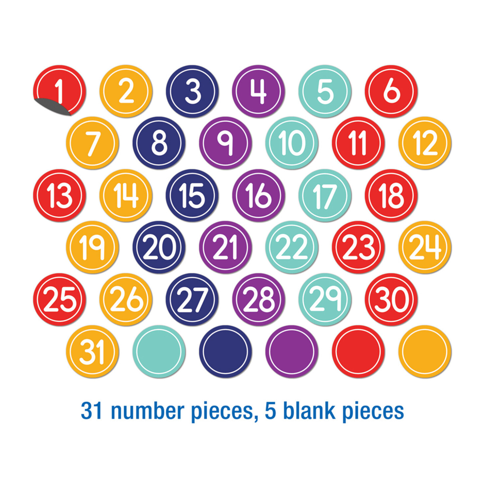 CARSON DELLOSA PUBLISHING CO Classic Numbers Magnetic Cut-Outs