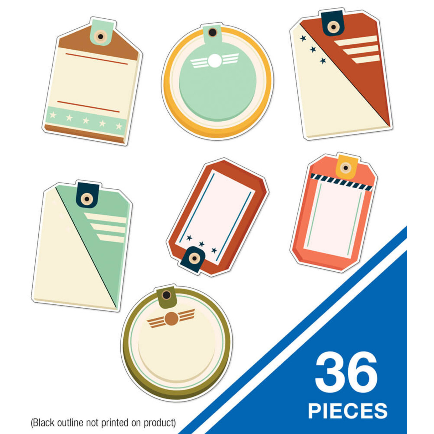 CARSON DELLOSA PUBLISHING CO Travel Tags Cut-Outs