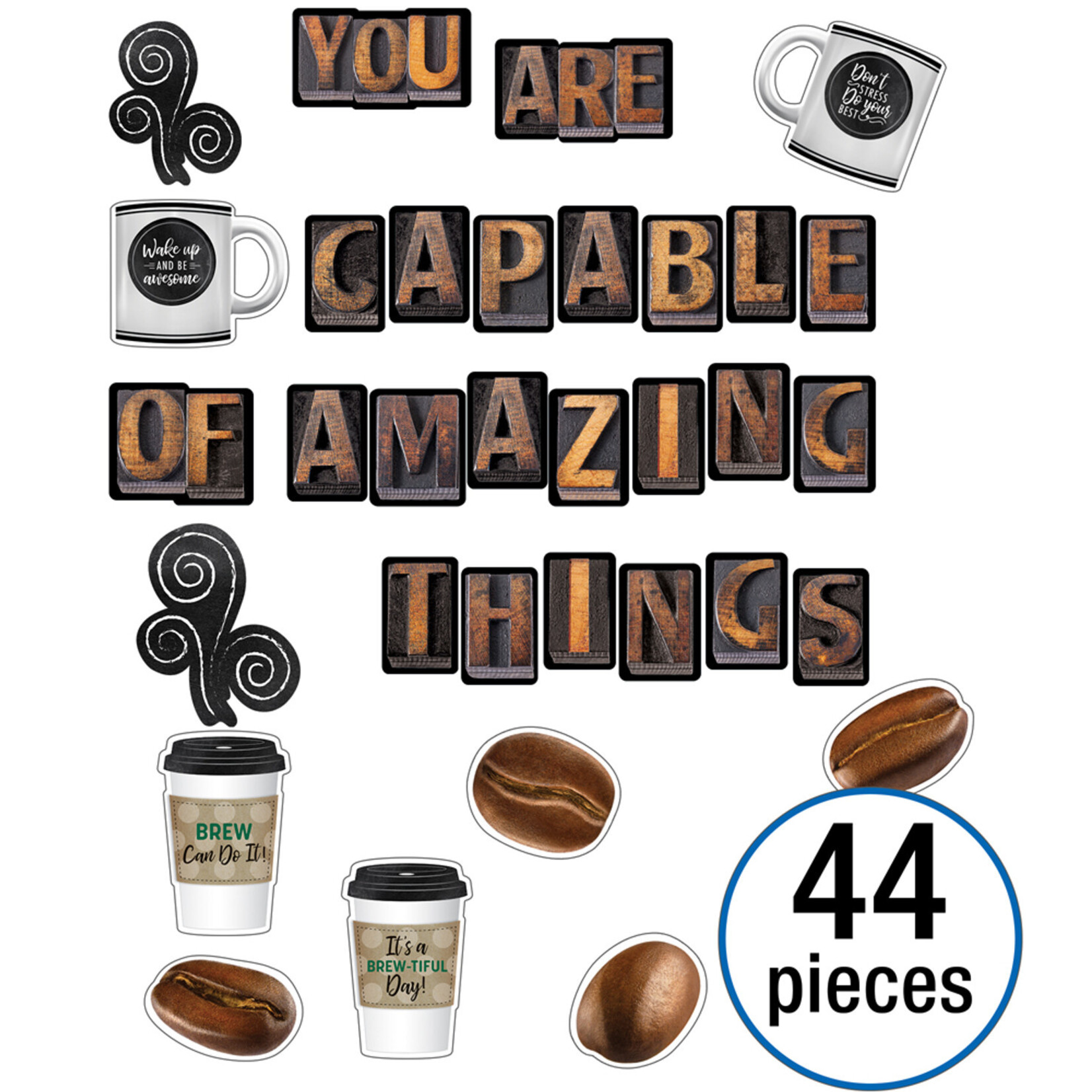 CARSON DELLOSA PUBLISHING CO You Are Capable of Amazing Things Bulletin Board Set