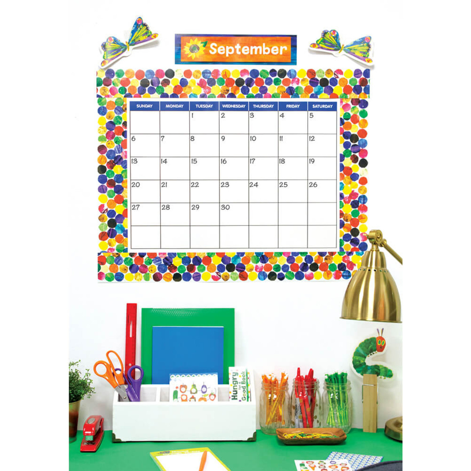 CARSON DELLOSA PUBLISHING CO The Very Hungry Caterpillar™ Dots Straight Borders
