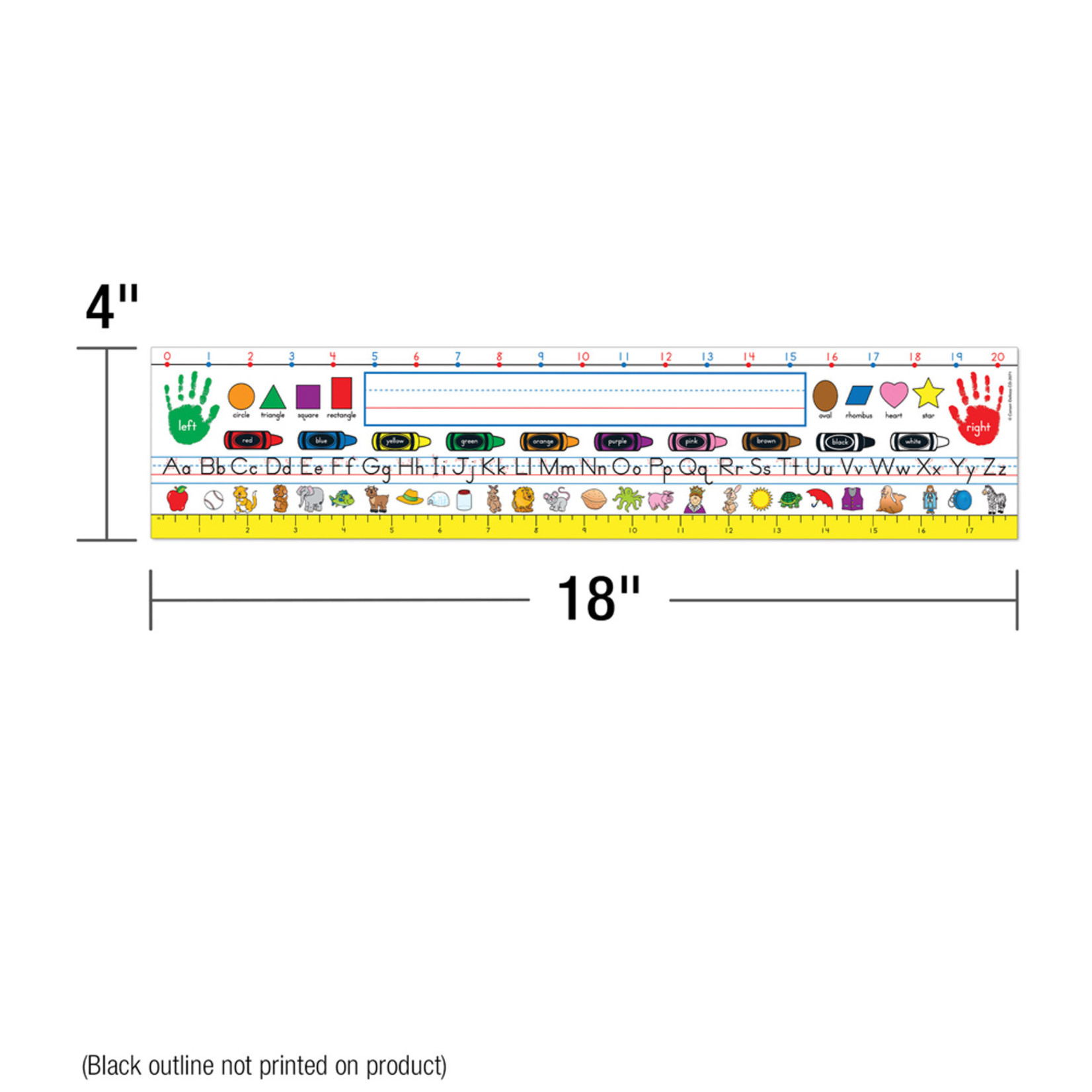 CARSON DELLOSA PUBLISHING CO Traditional Manuscript Nameplates Grade K-3