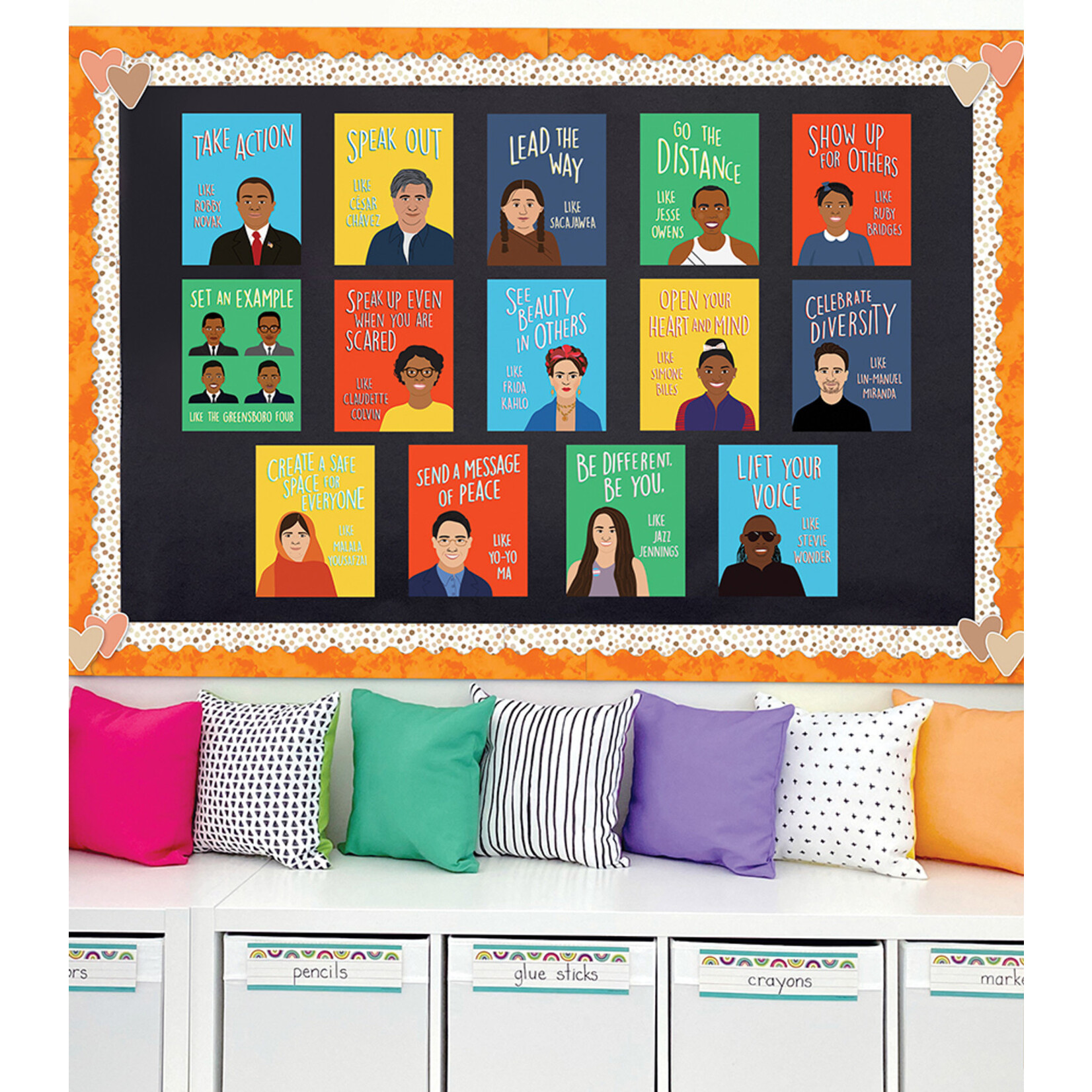 CARSON DELLOSA PUBLISHING CO Mini Posters: Be an Ally Like Me Poster Set