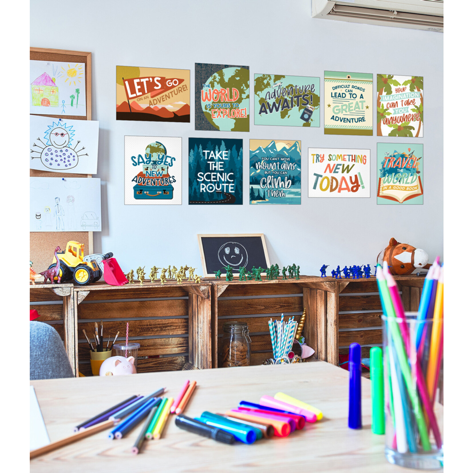 CARSON DELLOSA PUBLISHING CO Mini Posters: Let's Explore Poster Set