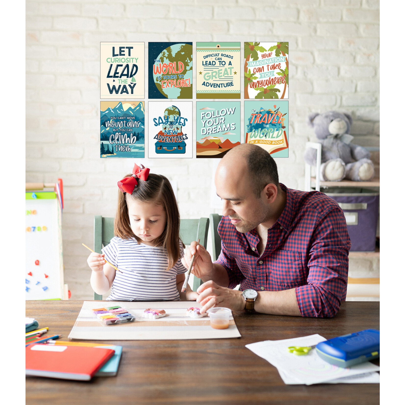 CARSON DELLOSA PUBLISHING CO Mini Posters: Let's Explore Poster Set