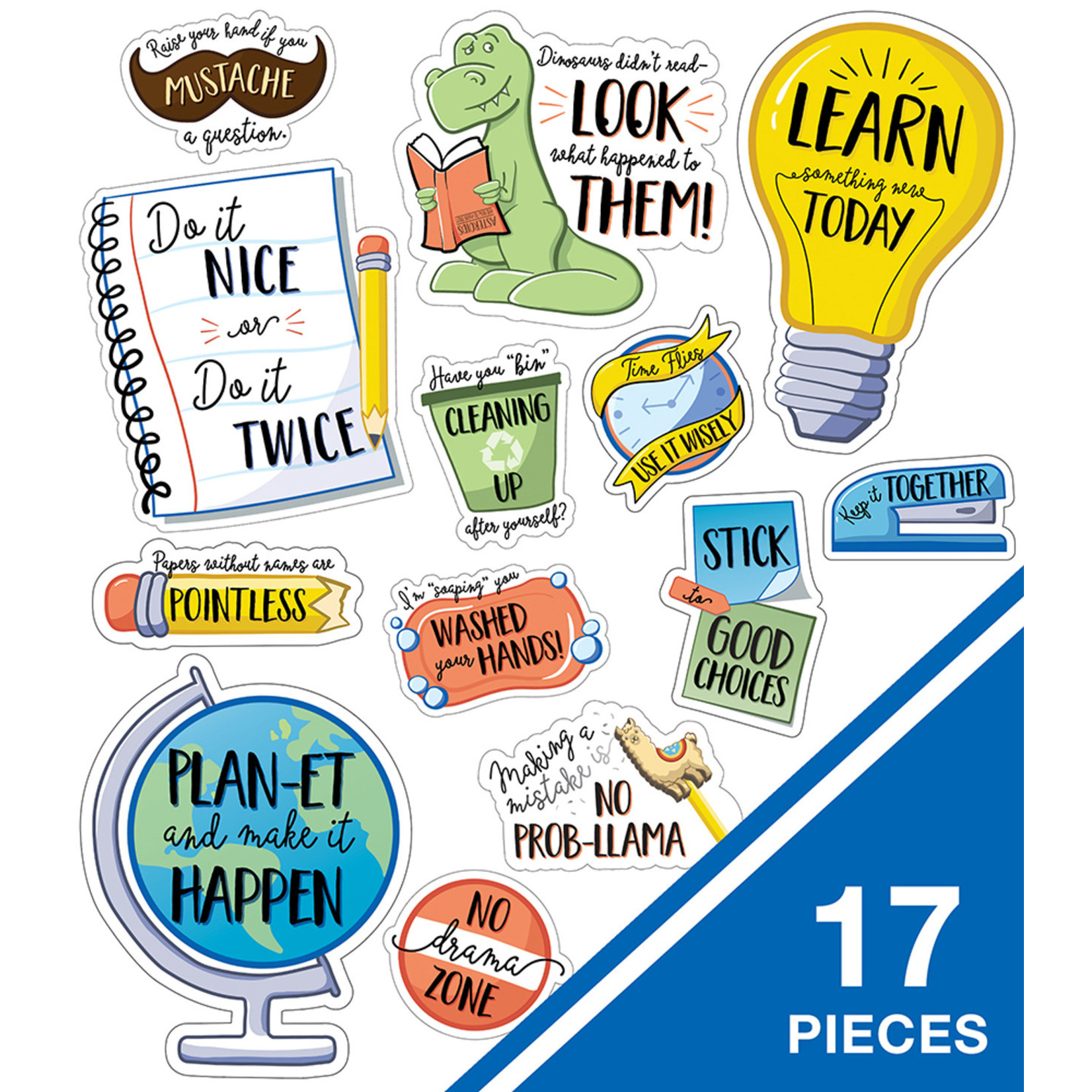 CARSON DELLOSA PUBLISHING CO CLM Playful Classroom Reminders Mini Bulletin Board Set