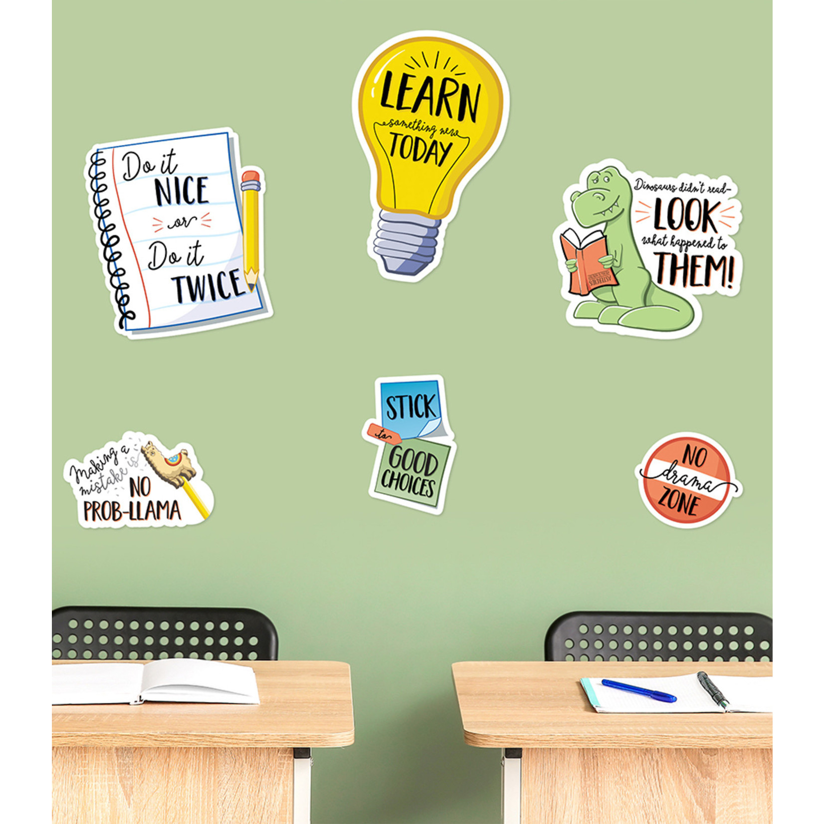 CARSON DELLOSA PUBLISHING CO CLM Playful Classroom Reminders Mini Bulletin Board Set
