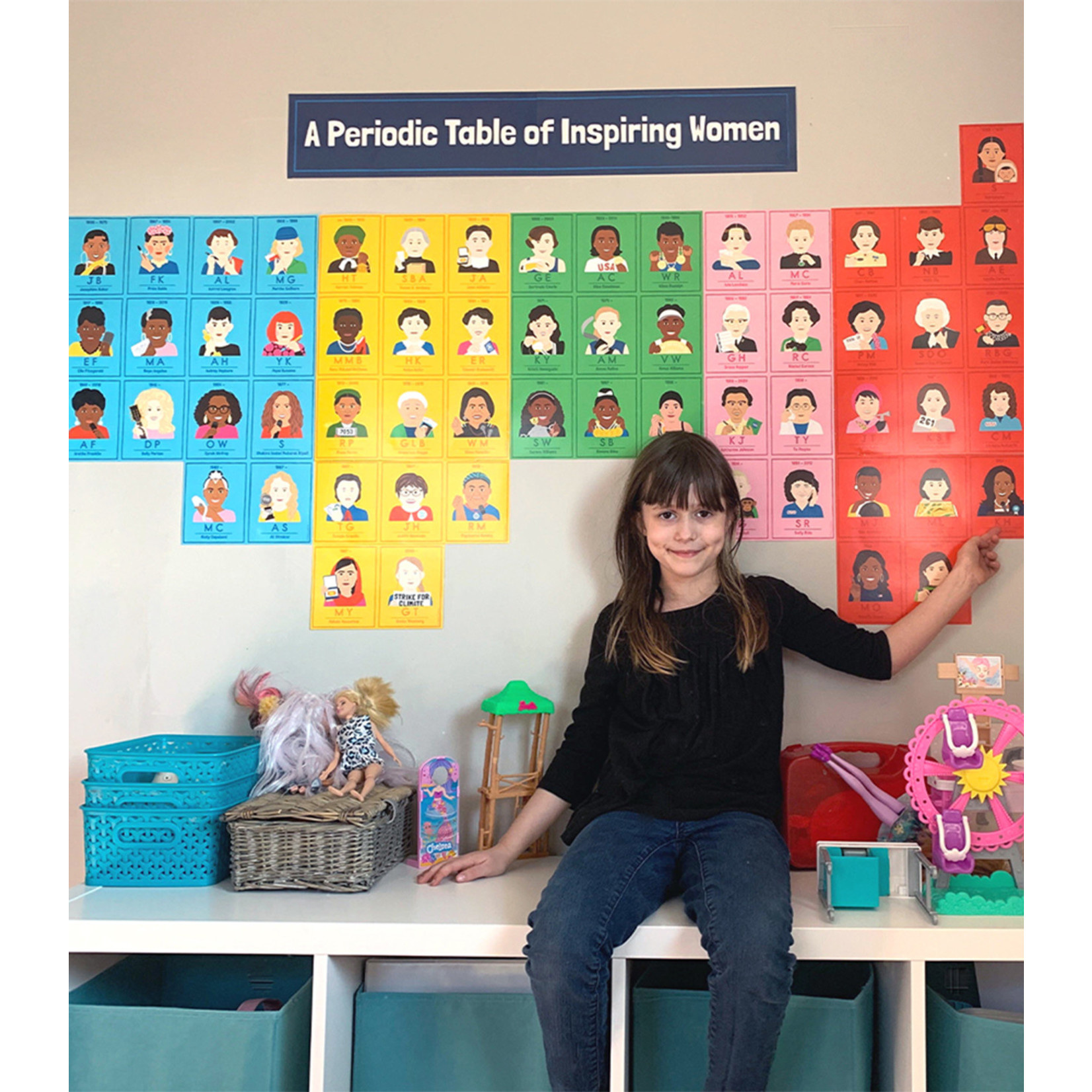 CARSON DELLOSA PUBLISHING CO Amazing People: Inspiring Women Bulletin Board Set