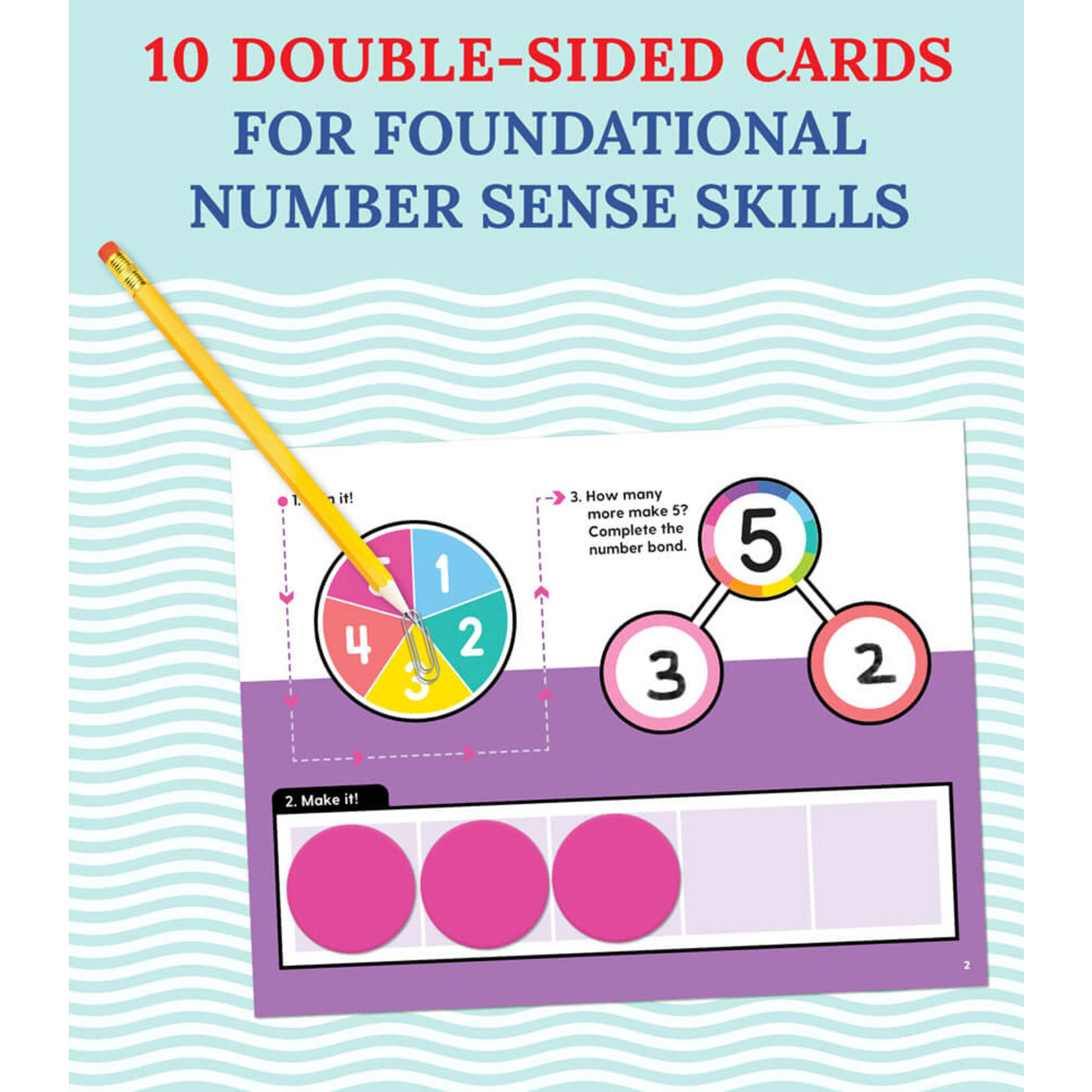 CARSON DELLOSA PUBLISHING CO Edu-Clings Silicone Center: Ten Frames Manipulative Grade K-1
