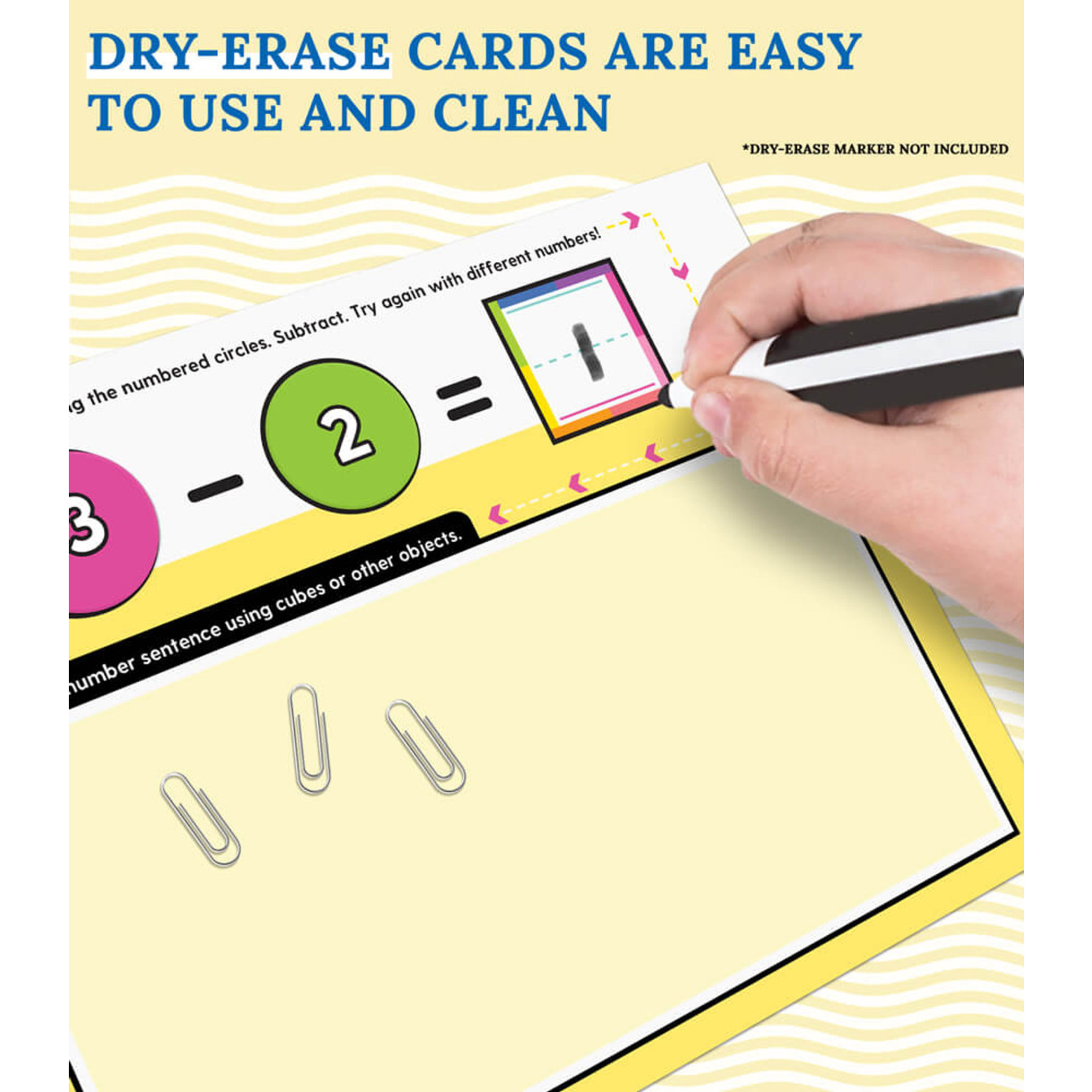 CARSON DELLOSA PUBLISHING CO Edu-Clings Silicone Center: Number Sentences Manipulative Grade K-2