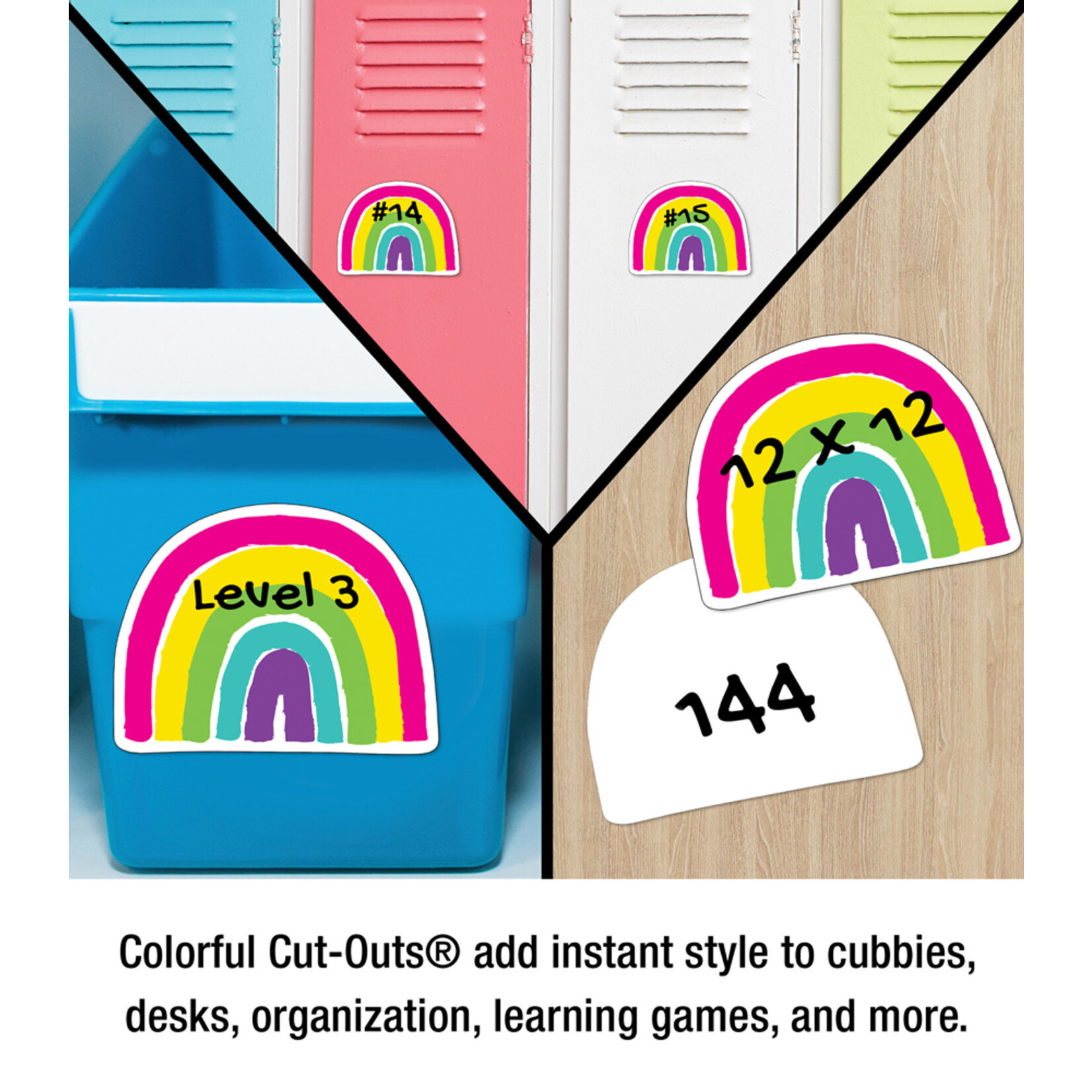 CARSON DELLOSA PUBLISHING CO Rainbow Cut-Outs