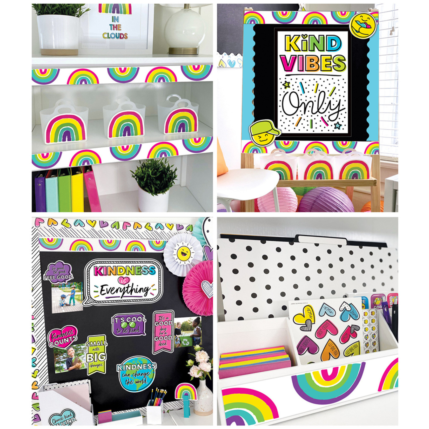 CARSON DELLOSA PUBLISHING CO Rainbows Straight Borders